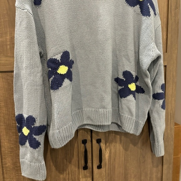RAILS XXL Zoey Daisey Knit Flower Print Pullover Sweater - Picture 7 of 12